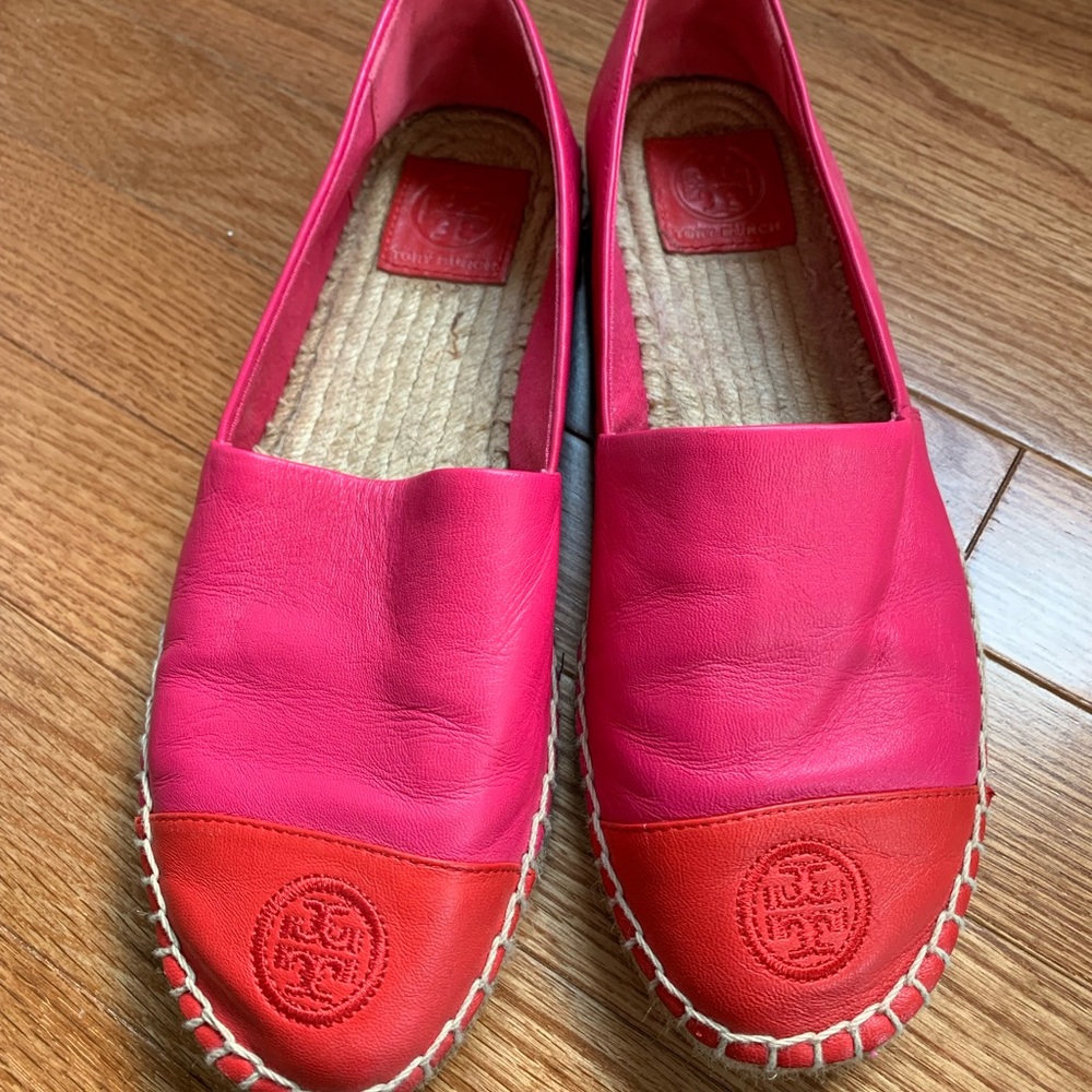 Tory Burch Espadrilles, size 8.5. Like new condition - worn only once!